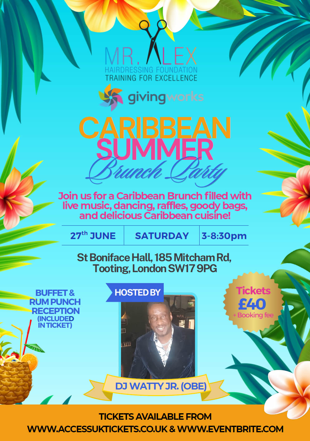 Caribbean Summer Brunch Party